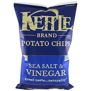 Отзывы о Кэттл фудс, Potato Chips, Sea Salt & Vinegar, 13 oz (369 g)