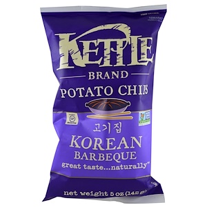 Отзывы о Кэттл фудс, Potato Chips, Korean Barbeque, 5 oz (142 g)