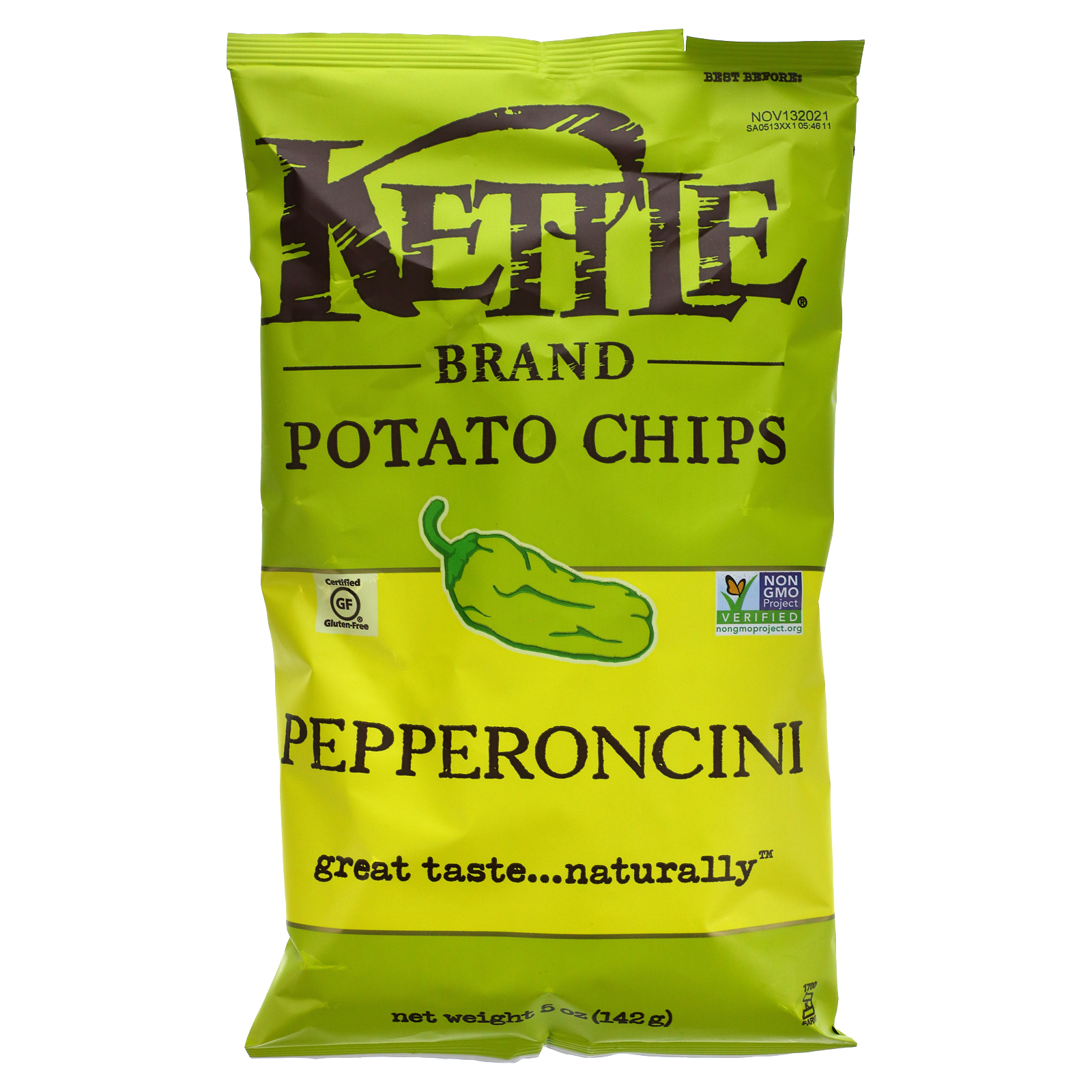 Kettle 【お取り寄せ】 Foods ポテトチップス ペッパロンチーニ 5 oz g 2021年新作 142