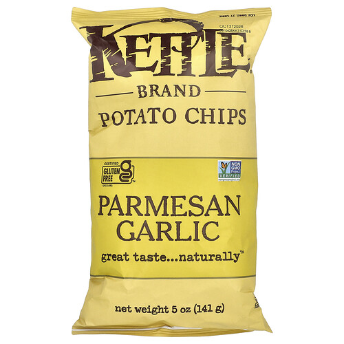 Kettle Foods, Potato Chips, Kartoffelchips, Parmesan-Knoblauch, 141 g (5 oz.)