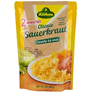 Купить Kuhne, Ready to Use, Classic Sauerkraut, 14.1 oz (400 g)  на IHerb