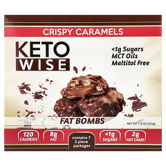 Fat Bombs, хрусткі карамелі, 7 упаковок по 32 г (1,13 унції)