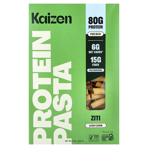 Kaizen Protein Pasta, Ziti, 8 oz (226 g)