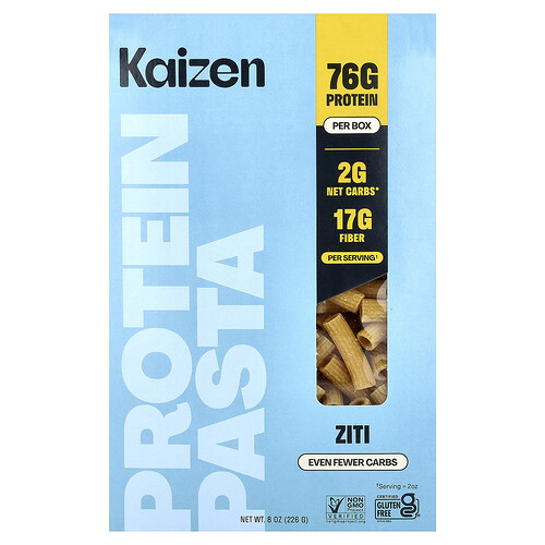Kaizen Protein Pasta, Ziti, 8 oz (226 g)