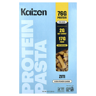 Kaizen, Pasta proteica, Ziti, 226 g (8 oz)
