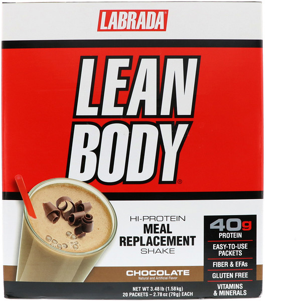 Labrada Nutrition, Lean Body, HiProtein Meal Replacement Shake