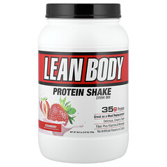 Lean Body®, суміш для приготування протеїнового коктейлю, полуниця, 1120 г (2,47 фунта)