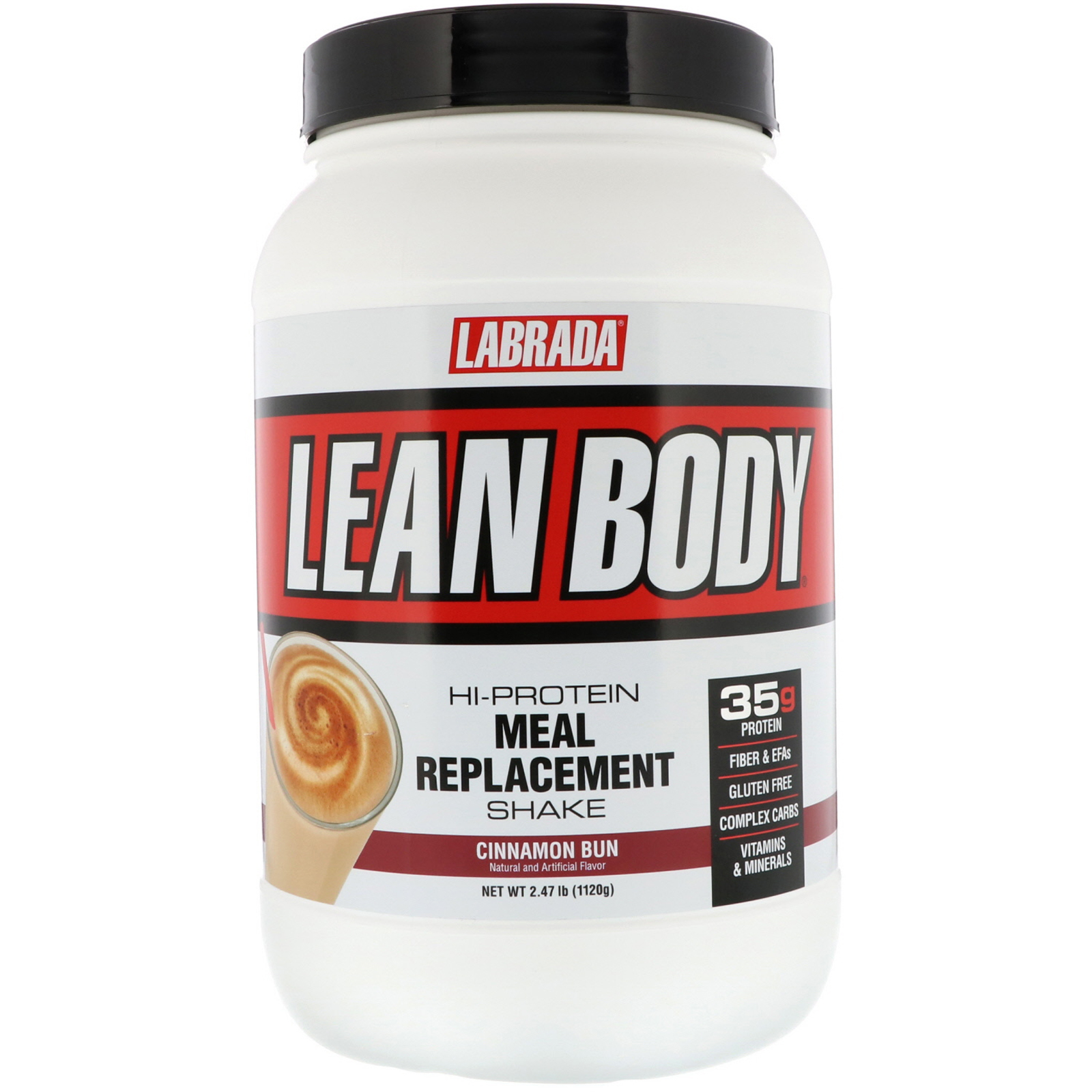 Labrada Nutrition, Lean Body, HiProtein Meal Replacement Shake