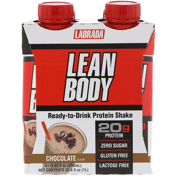 Labrada Nutrition, Lean Body, ReadytoDrink Protein Shake, Chocolate