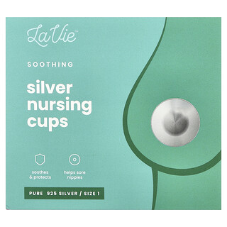 LaVie, Gobelets d'allaitement apaisants en argent, Taille 1, Lot de 3 pièces