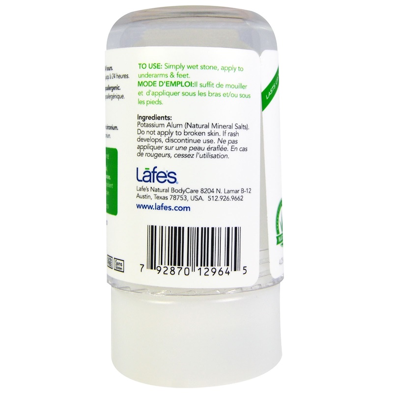 Lafe's Natural Bodycare, Crystal Rock Deodorant, 4.25 oz (120 ml) iHerb