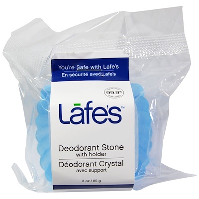 Lafe's Natural Body Care 體香劑晶石,3 oz(85 g)