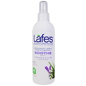Lafe's Natural Body Care, Дезодорант-спрей, смягчающий, лаванда и алоэ, 236 мл