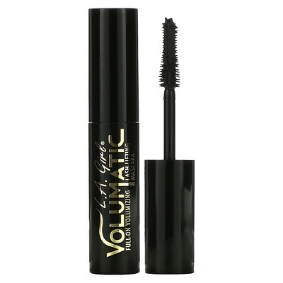 

L.A. Girl, Volumatic Mascara, Ultra Black, 0.34 fl oz (10 ml)