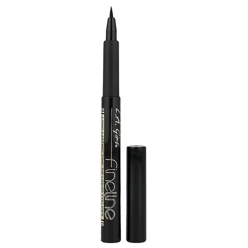L.A. Girl, Fineline, Delineador de ojos, GLE721 Negro, 1,1 ml (0,037 oz. líq.)