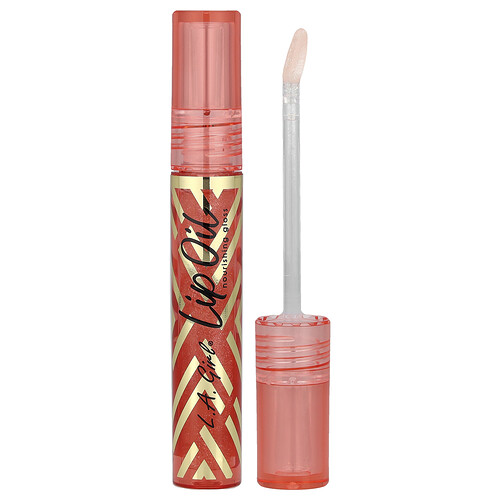 L.a. Girl Lip Oil, Nourishing Gloss, GLC724 Shimmer Grapefruit, 0.1 fl oz (3 ml)
