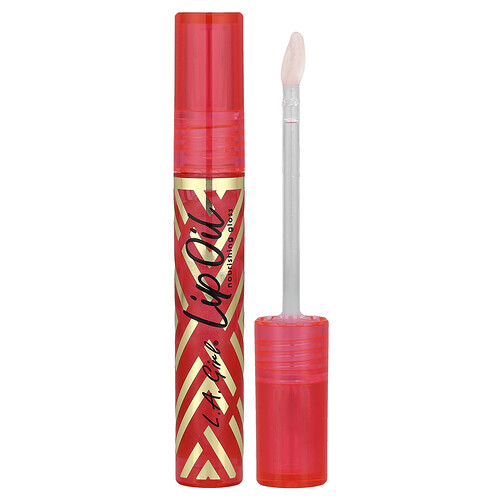 L.a. Girl Lip Oil, Nourishing Gloss, GLC725 Shimmer Cherry, 0.1 fl oz (3 ml)