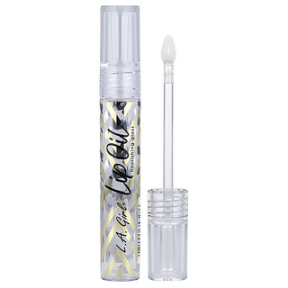 L.A. Girl, Aceite para labios, Brillo nutritivo, GLC727 Beso de pepino, 3 ml (0,1 oz. líq.)