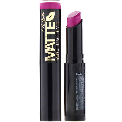 L.A. Girl Матовая губная помада Matte Flat Velvet Lipstick, оттенок Manic, 3 г