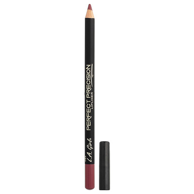 L.A. Girl, Perfect Precision, Lipliner Pencil, GP723 Satin Plum, 0.05 oz (1.49 g)