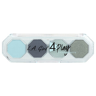 L.A. Girl, Paletă de farduri de pleoape 4 Play, GES231 All Nighter, 3,2 g