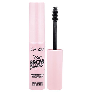 L.A. Girl, Cejas perfectas, Gel para peinar de fijación extrema, GBG389 Transparente, 4,5 g (0,16 oz)