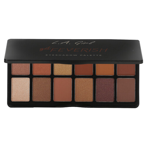 L.A. Girl, Eyeshadow Palette, GES415 Get Feverish, Lidschattenpalette, GES415 Get Feverish, 12 g (0,42 oz.)