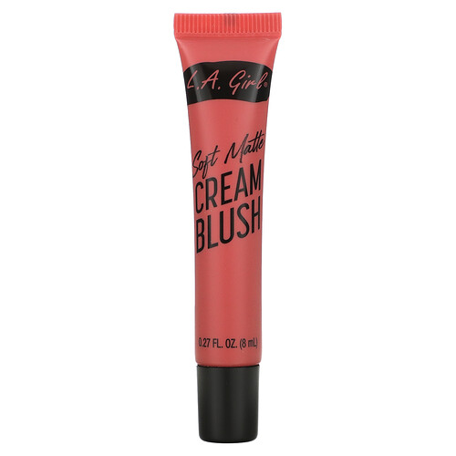 L.A. Girl, Soft Matte Cream Blush, GBL444 Kiss Up, weiche, matte Creme-Rouge, GBL444 Kiss Up, 8 ml (0,27 fl. oz.)