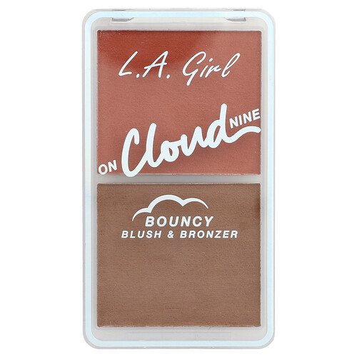 L.A. Girl, On Cloud Five, Bouncy Blush & Bronzer, Bouncy Blush & Bronzer, GBL500 Misty Mauve, bouncy blush & Bronzer, GBL500 Misty Mauve, 6 g (0,21 oz.)