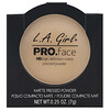 L.A. Girl, Pro Face HD Matte Kompaktpuder, Nude Beige, 7 g