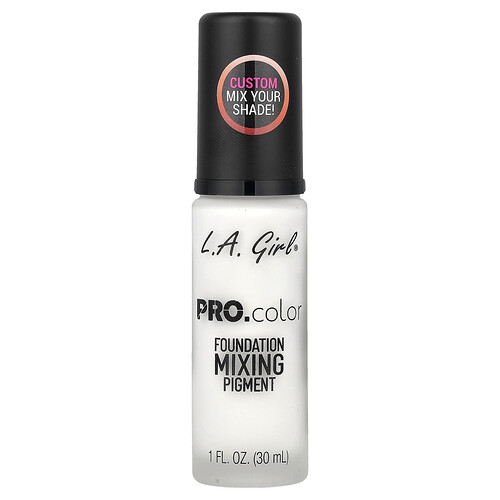 L.a. Girl PRO.color Foundation Mixing Pigment, GLM711 White , 1 fl oz (30 ml)