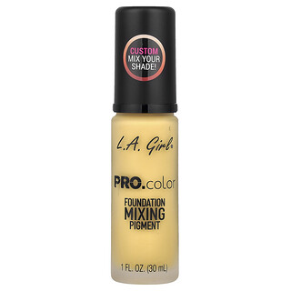 ال. اي. غورل‏, PRO.Color Mixing Pigment ، أصفر GLM712 ، 1 أونصة سائلة (30 مل)
