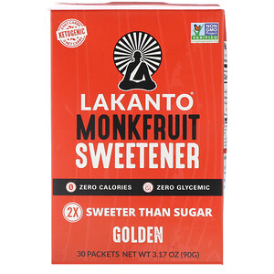 Отзывы о Лаканто, Monkfruit Sweetener, Golden, 30 Packets