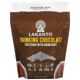 Lakanto, Drinking Chocolate Sweetened with Monk Fruit, 10 oz (283 g)