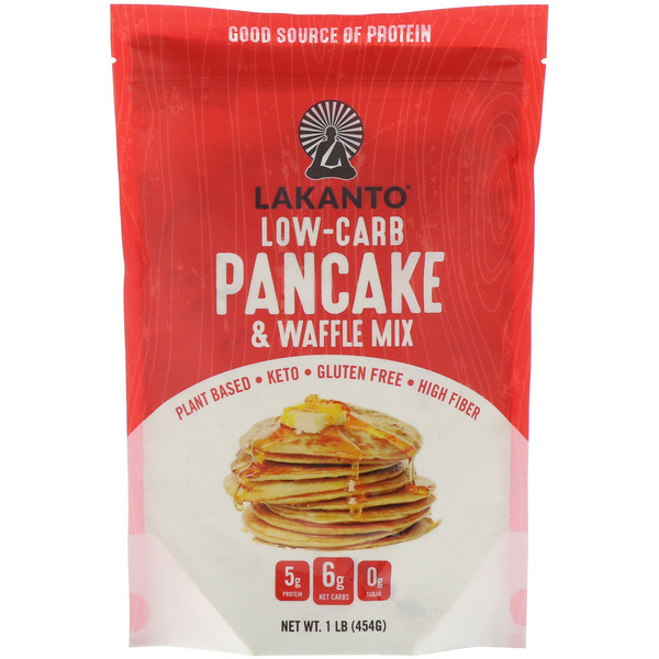 Lakanto, Low-Carb Pancake & Waffle Mix, 1 lb (454 g) - iHerb