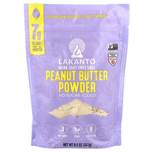 Lakanto Peanut Butter Powder, 8.5 oz (241 g)