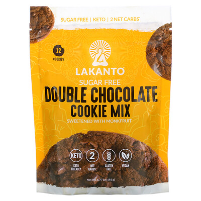 Lakanto Double Chocolate Cookie Mix, 6.77 oz (192 g)
