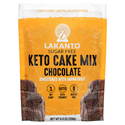Lakanto Keto Cake Mix Chocolate, 8.8 oz (250 g)