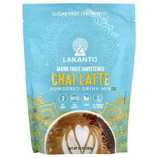 Lakanto, Chai latte, Mélange à boire en poudre, 283 g