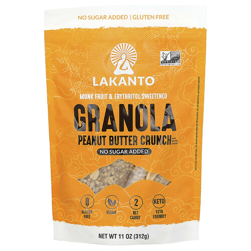 Lakanto Granola, Peanut Butter Crunch , 11 oz (312 g)