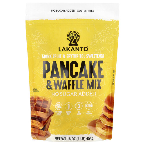 Lakanto, Pancake & Waffle-Mix, 454 g