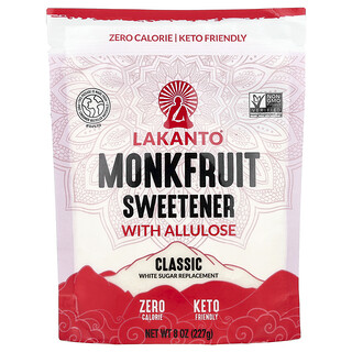 Lakanto, Monkfruit Sweetener with Allulose, Classic , 8 oz (227 g)