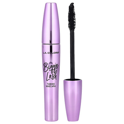 L.A. Colors, Biggie Lash, Máscara tubular, CBMS812 Negro, 12 ml (0,41 oz. líq.)