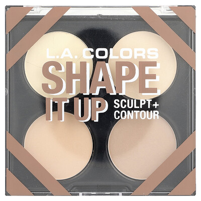 Product Image for L.A. Colors, Sculpt + Contour, 4-Color Contour Palette, CFP638 Shape It Up, 0.49 oz (14 g)