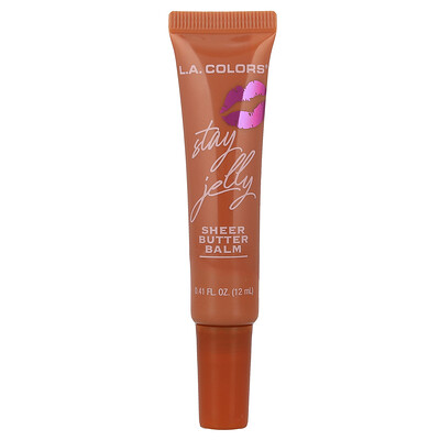 L.A. Colors, Stay Jelly, Sheer Butter Balm, CLG462 Adoro, 12 ml (0,41 oz. líq.)