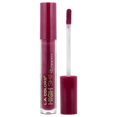 L.A. Colors, Brillo intenso, Brillo labial con manteca de karité, CLG943 Bohemio, 4 g (0,14 oz)