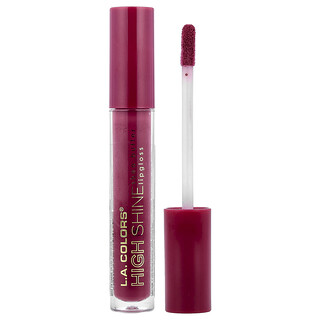 L.A. Colors, Brillo intenso, Brillo labial con manteca de karité, CLG943 Bohemio, 4 g (0,14 oz)