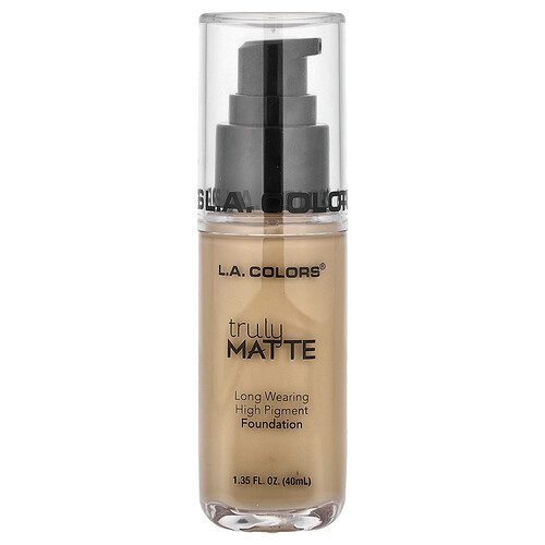 L.A. Colors, Truly Matte Foundation, wirklich matte Foundation, CLM354 Soft Beige, 40 ml (1,35 fl. oz.)