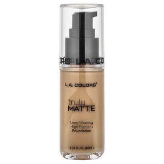 L.A. Colors, Base Truly Matte, CLM358 com Mel Quente, 40 ml (1,35 fl oz)