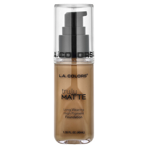L.A. Colors, Truly Matte Foundation, CLM360 Kaffee, 40 ml (1,35 fl. oz.)
